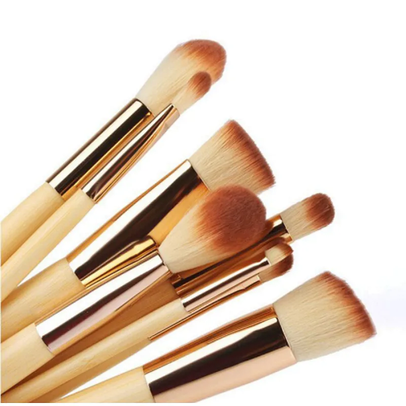 2018 Best Foundation Powder Blush Brush Bamboo Makeup Brushes