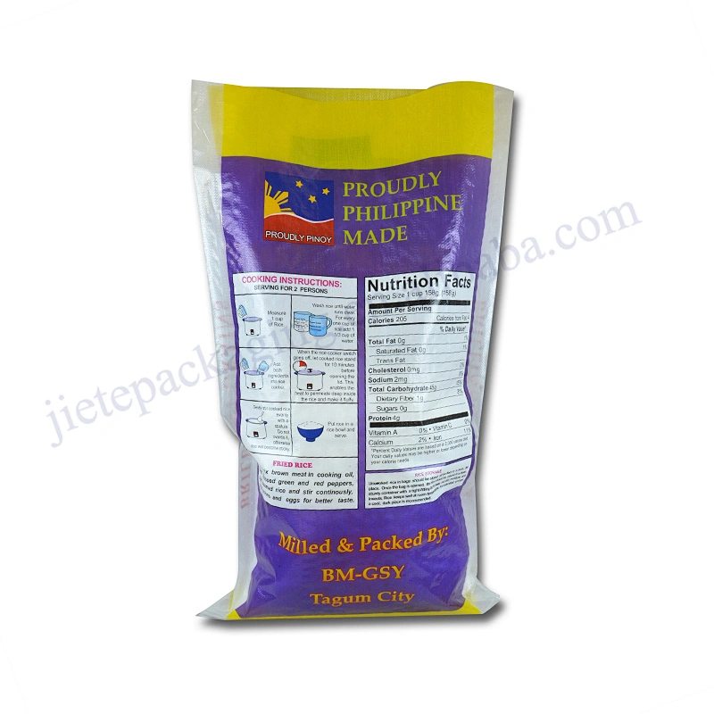 Bopp laminated pp woven grain bag 50 kg for rice, flour,feed,bean,bran,corn,fertilizer