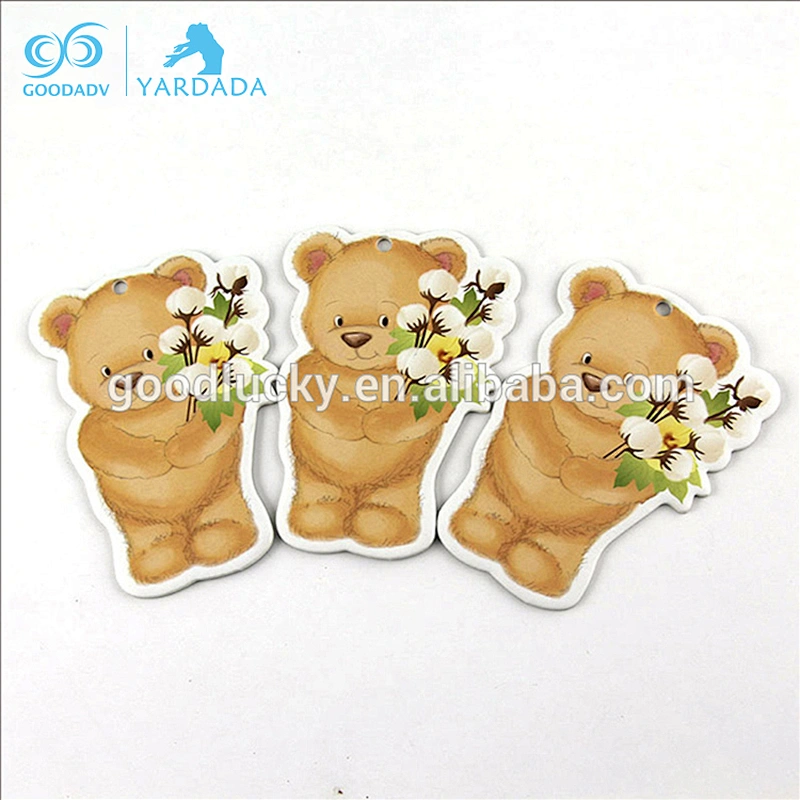 promotional customized design car air freshener ,paper air freshener
