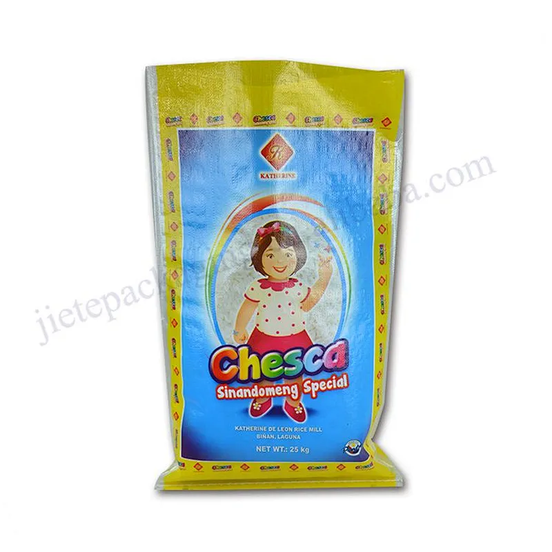 Design printed plastic rice packaging bag for rice,basmati biryani rice bag