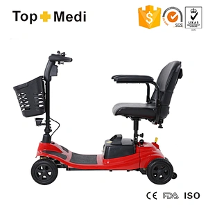 Topmedi TEW121wholesale handicapped 4 Wheels Electric mobility Scooter
