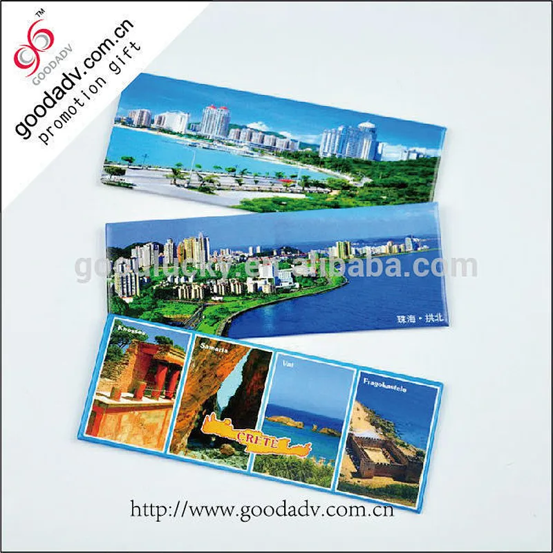 Guangzhou tourist souvenir fridge magnet custom clock fridge magnet