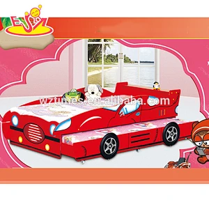 2018 wholesale wooden kids car shape bed high quality wooden kids car shape bed best sale wooden kids car shape bed W08A065