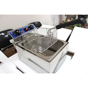 High Quality Electric Table Top Single Tank Commercial Deep Fryer with Temperature Limiter