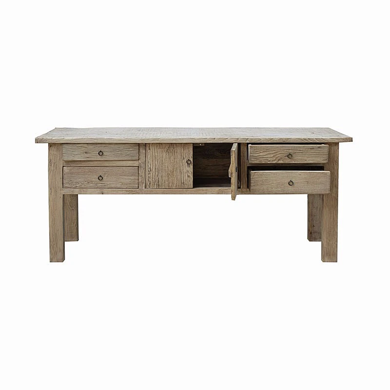 reclaimed elm wood chinese console table