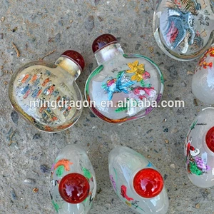 Glass inner painting arts snuff bottle gifts & craft