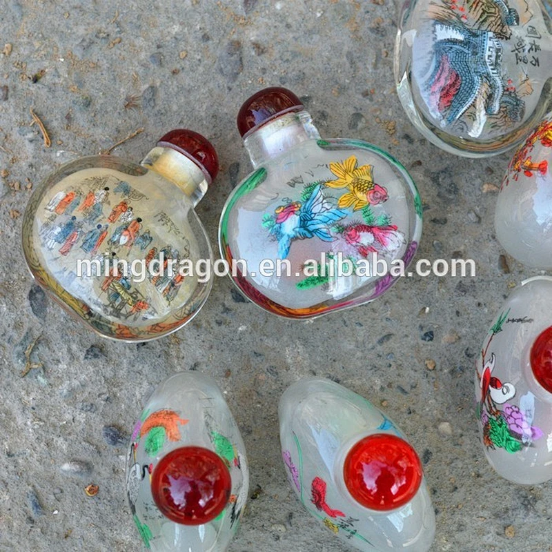 Glass inner painting arts snuff bottle gifts & craft
