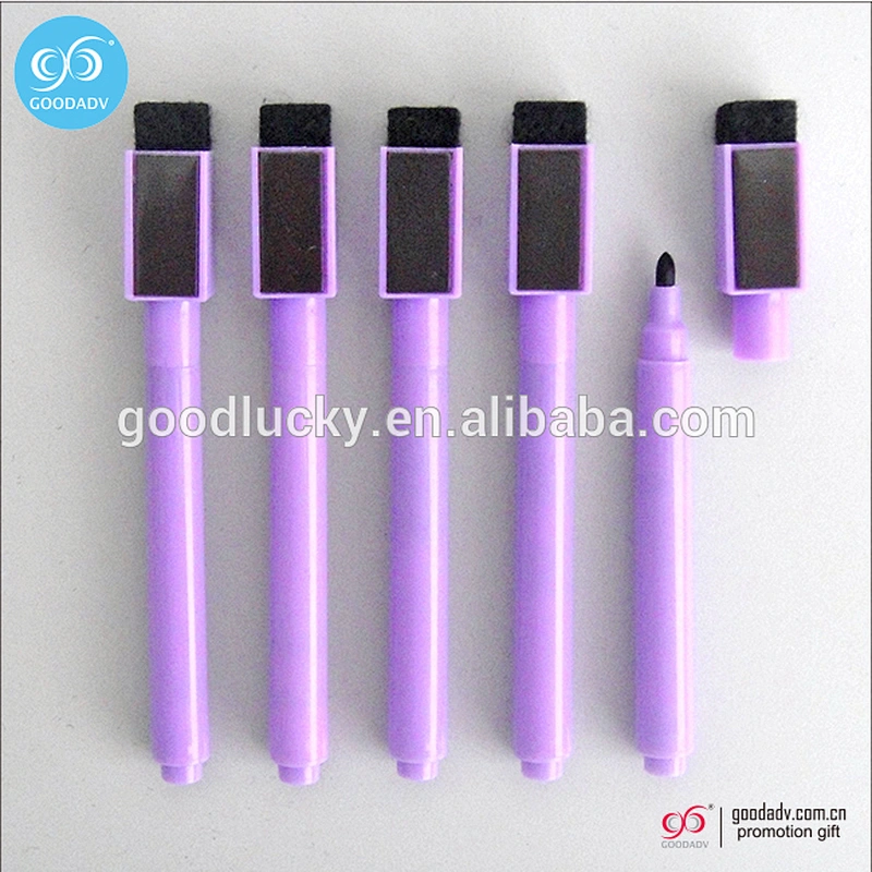 Wholesale black ink dry erase markers bulk felt tip magnetic mini erasable pen