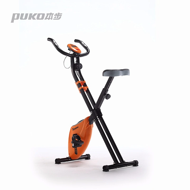 CF-917E1 Magnetic Folding x-bike with Rack for Home Exercise