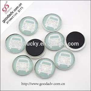 Promotional gifts crystal magnetic sticker glass magnet