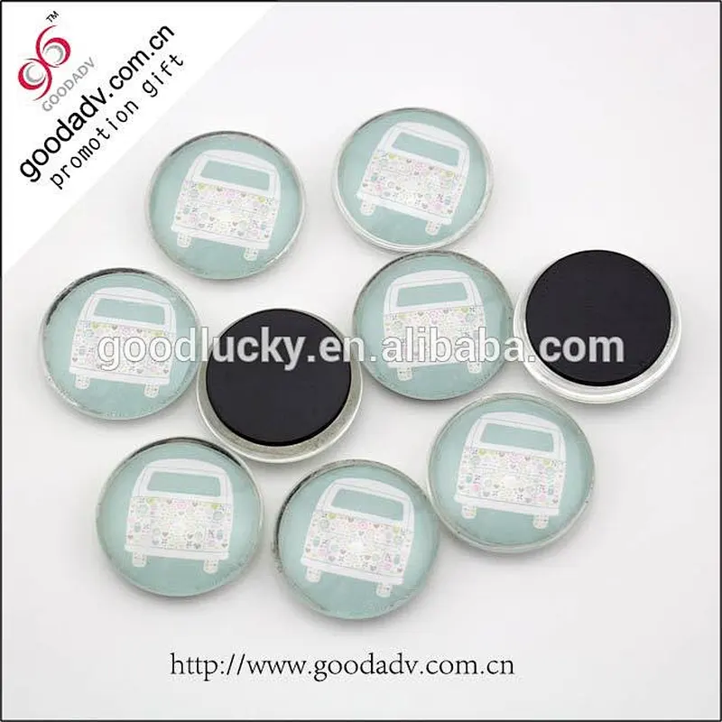 Promotional gifts crystal magnetic sticker glass magnet