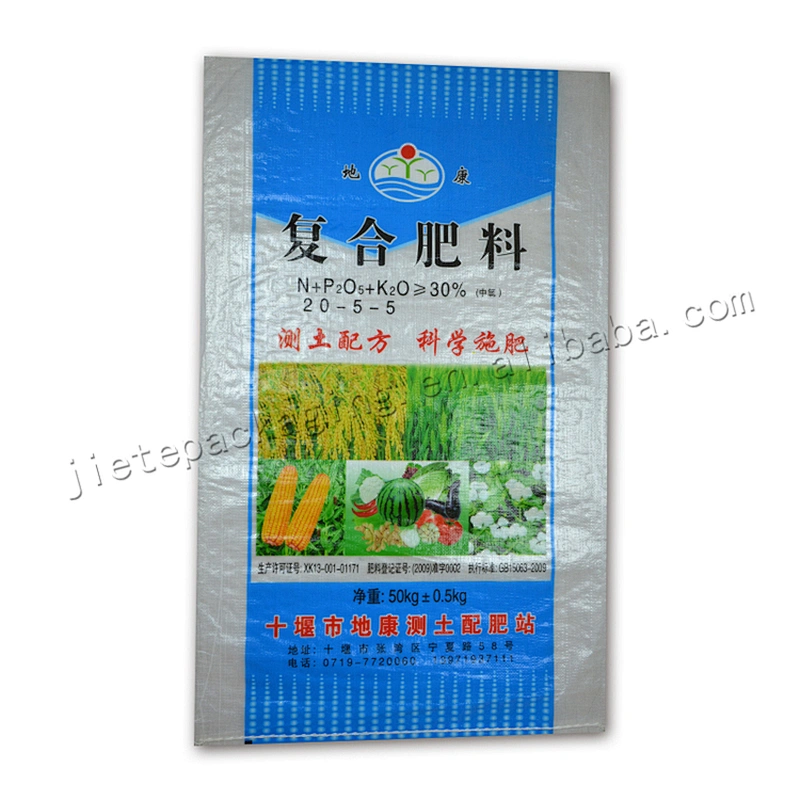 transparent pp woven organic compound fertilizer packaging bag for farm