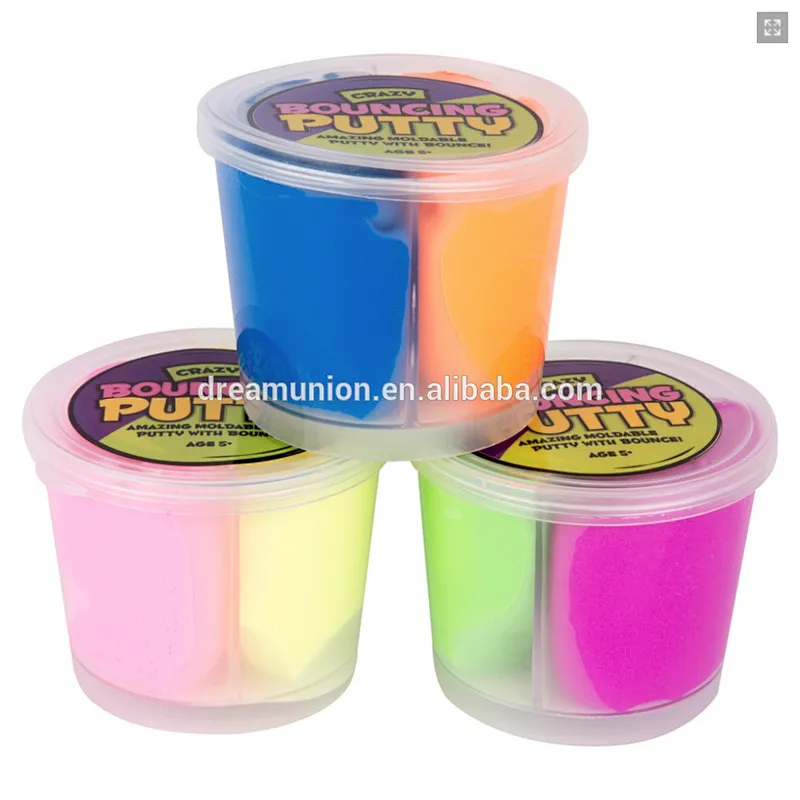 BOUNCING PUTTY BOUNCE MOULD STRETCH AND SHAPE FUN KIDS TOY PARTY BAG FILLERS