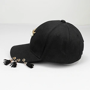 Metallic Fashion Rivet Hip Hop Adjustable Baseball dad Cap