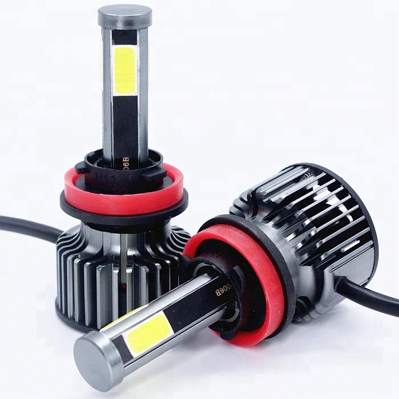 12V car led headlight 4 side H8 H9 H11 LED Light Bulbs