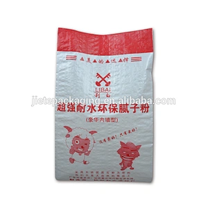 PP woven building sand, putty powder, cement, mortar bag 50kg