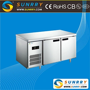 Three Refrigerated Pizza Frozen Prep WorkTable