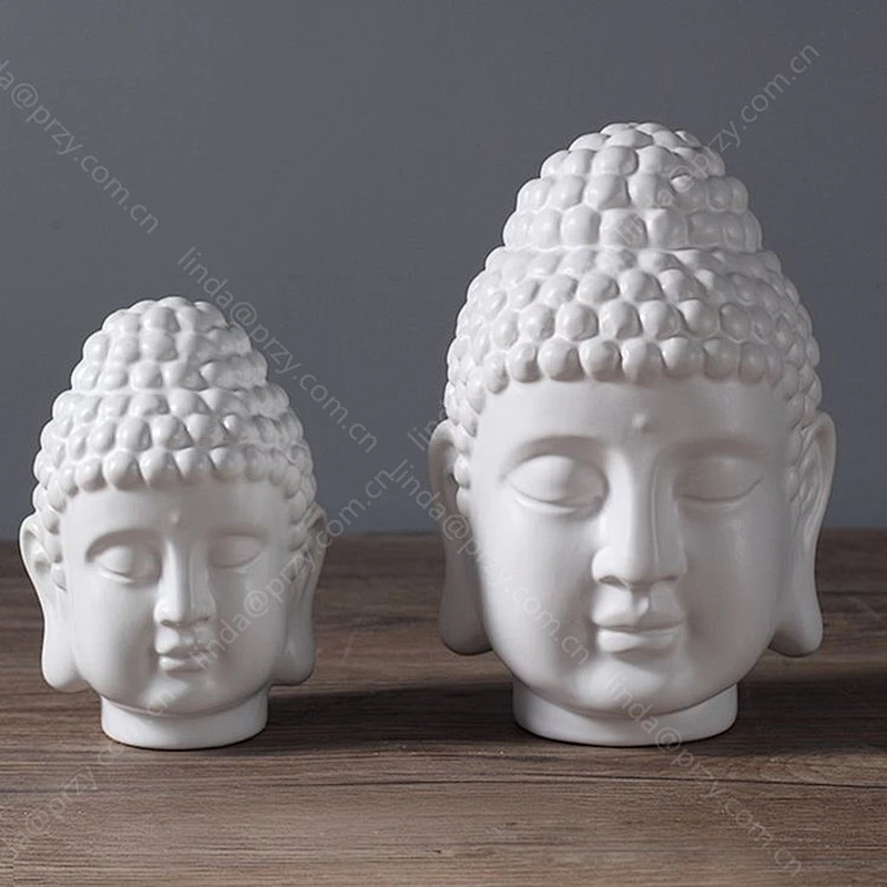 Buddha head Storage pot silicone mold Concrete buddha statue molds for cement Craft