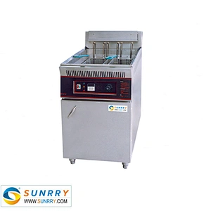 Smokeless electric floor type donut fryer 44 liters commercial donut fryer (SY-FF44 SUNRRY)