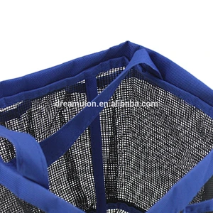 Shower caddy Gym Dorm Organizer 8 Pockets Mesh Toiletry Bath Tote Hanging Bag