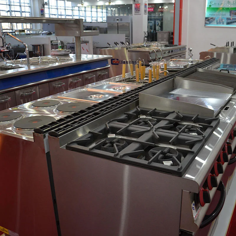 Chinese commercial automatic stainless steel electric and gas kitchen equipment for restaurant and hotel (SY-CKE3)