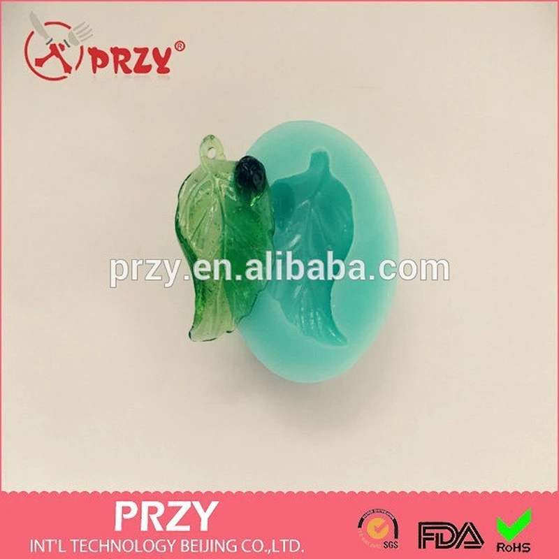2015 Newest Top Selling Leaf with Ladybird Fondant Silicone Cake Mold