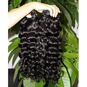 Good feedback brazilian virgin hair 5A Top grade real virgin Italia wave