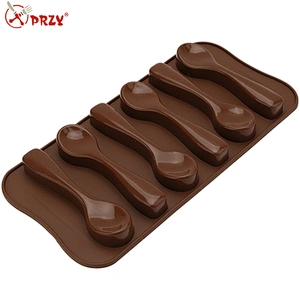 2017 Spoon Creative DIY chocolate mold silicone Candy Pudding Baking Tools