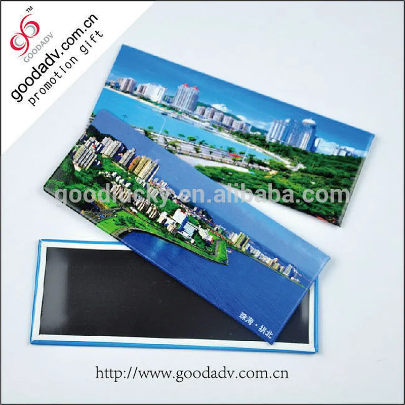 Guangzhou tourist souvenir fridge magnet custom clock fridge magnet