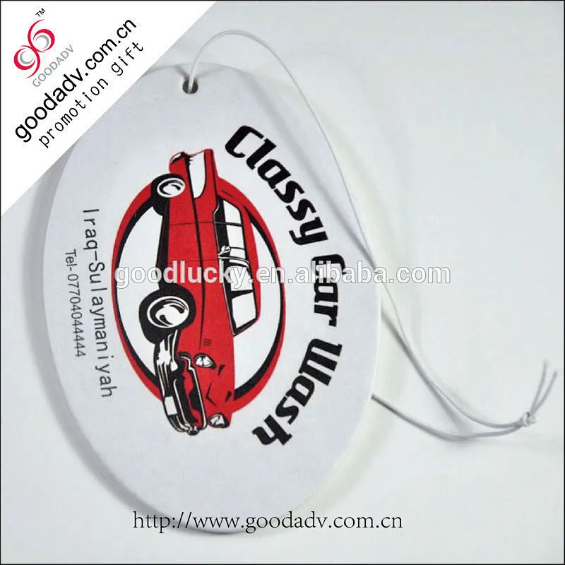 Professional manufacture most popular aromatic paper hot sale car deodorant