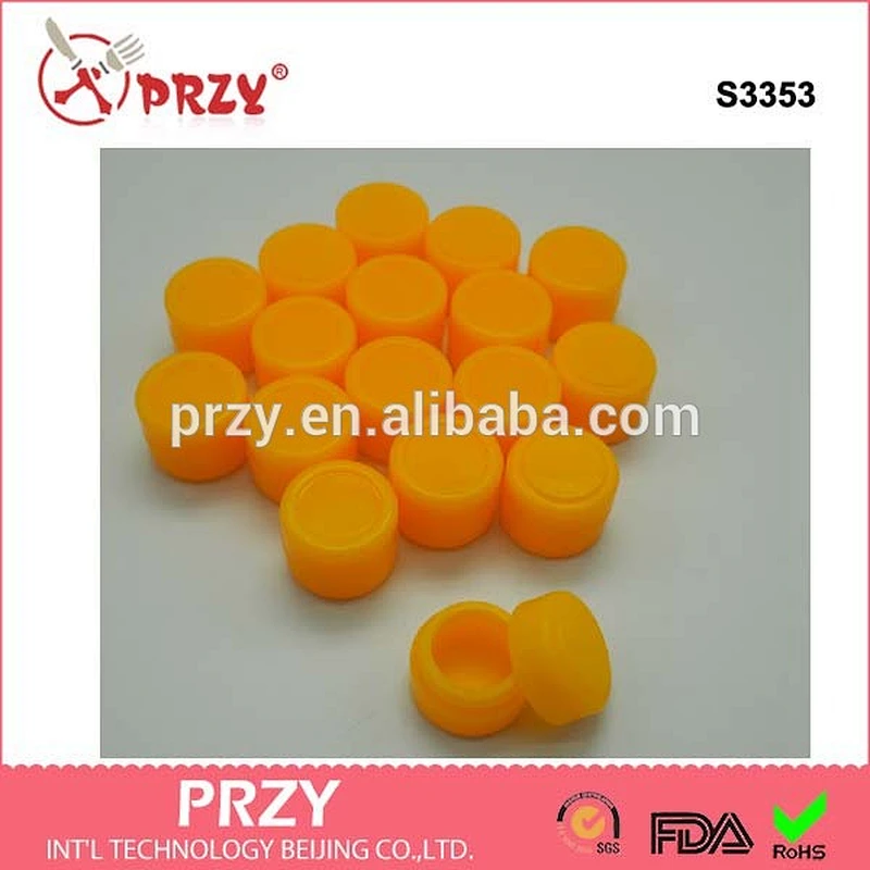 S3353 silicone wax jar silicone jar for wax
