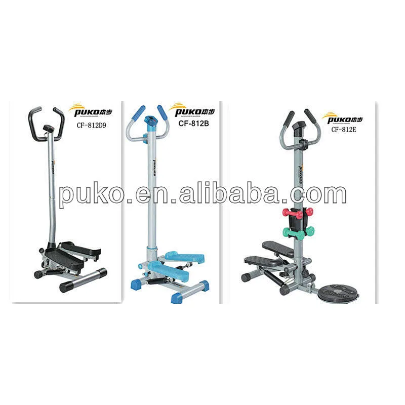 Multi functions exercise mini stepper with twisting the waist dish