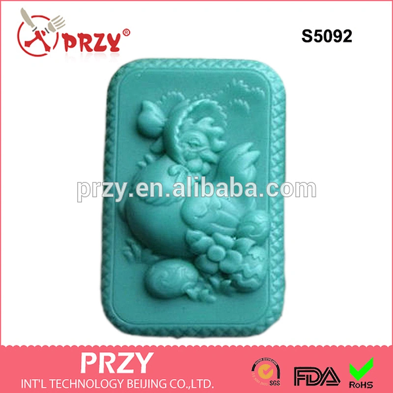 S5092 hen mold for soap silicone soap mold animal mold for soap