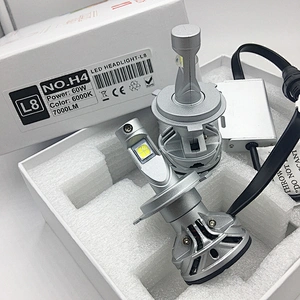 2018 New car bulb L8 7000lm XHP70 led headlight auto lighting system h4
