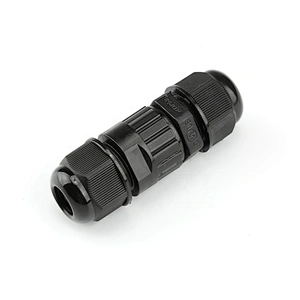 Nylon 2 pin Outdoor Cable Electrical IP68 Waterproof Connector