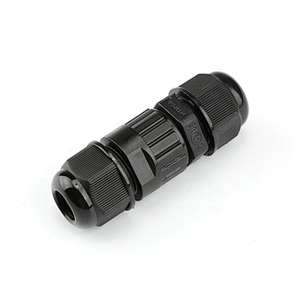 Nylon 2 pin Outdoor Cable Electrical IP68 Waterproof Connector
