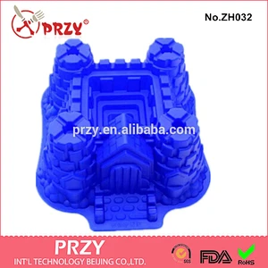 Castle silicone cake mould