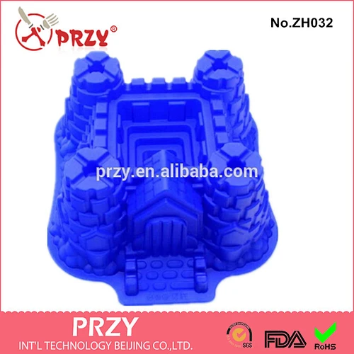 Castle silicone cake mould