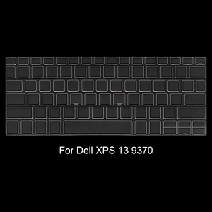 Aliba ba Wholesale Soft Ultrathin tpu elastic  ultrathin Keyboard Skin for dell xps 9370