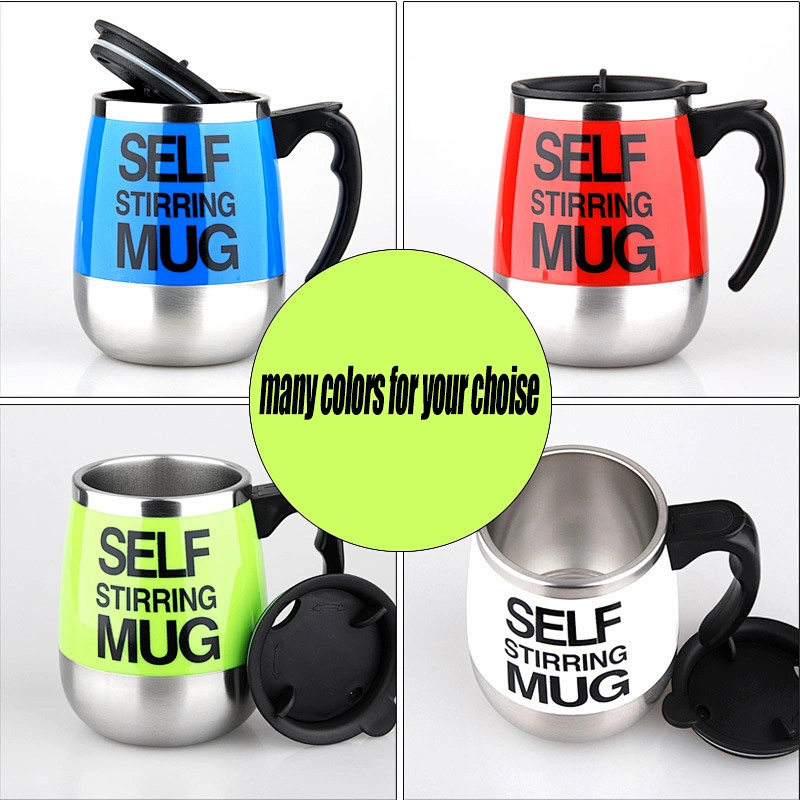 free sample stock type auto self stirring cup, electric self stirring mug