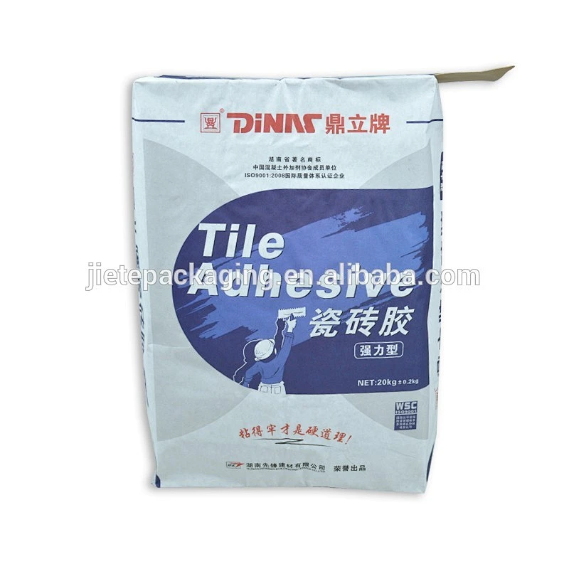 20kg cement, adhesive kraft paper bag size with valve port