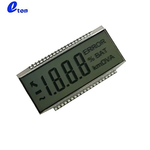 energy meter 7 segment tn lcd screen display