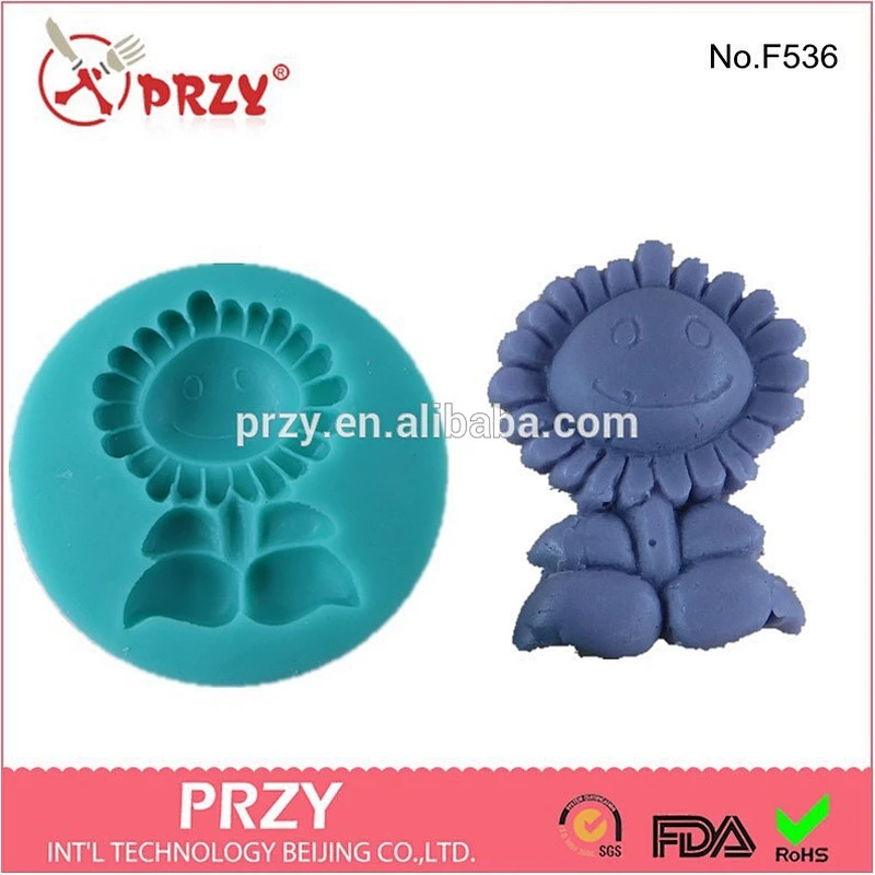 Sunflower Fondant Silicone Mold