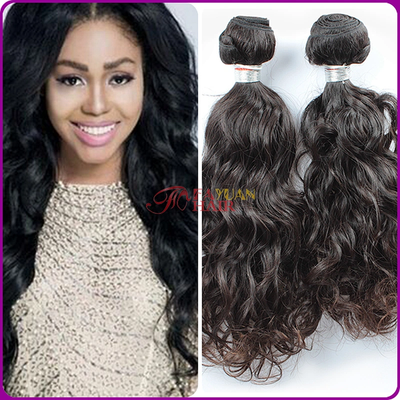 New arrival natural hair virgin Cambodian wavy hair accept drop shipping