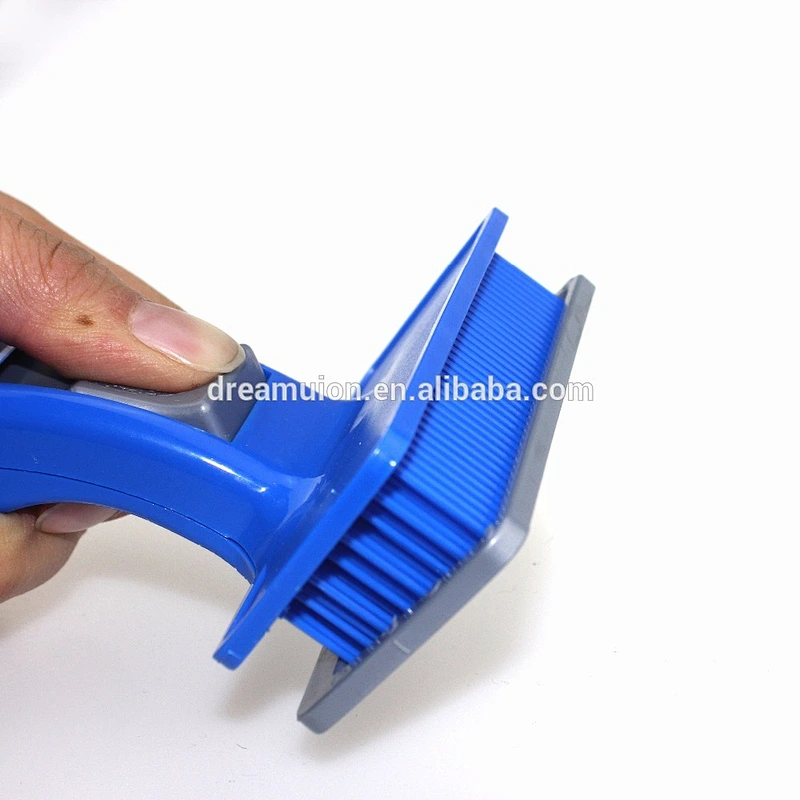 Pet Dog Cat Grooming Self Cleaning Slicker Brush Comb Shedding Tool Hair Fur New Brand
