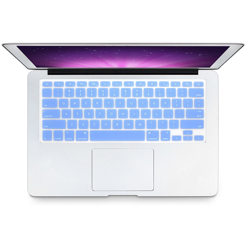Enghlish laptop skin protector custom silicone keyboard skin for mac air cover air pro retina 13 15 15.6 laptop skin keyboard