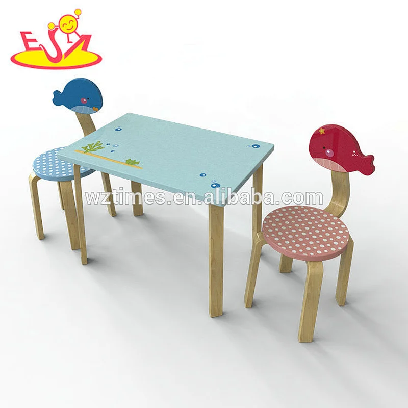 2018 New Original Design kids drawing table for dinning W08G244