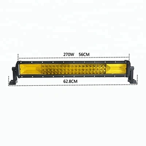 Yellow 144w 216w led light bar 540w 432w 270w 3 row LED long strip lamp