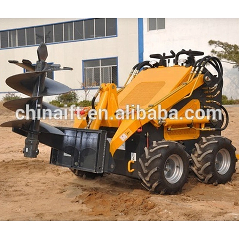 JKM300 skid steer loader with backhoe trencher blade for sale