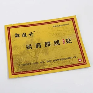 PE self-styled transparent plastic plaster bag